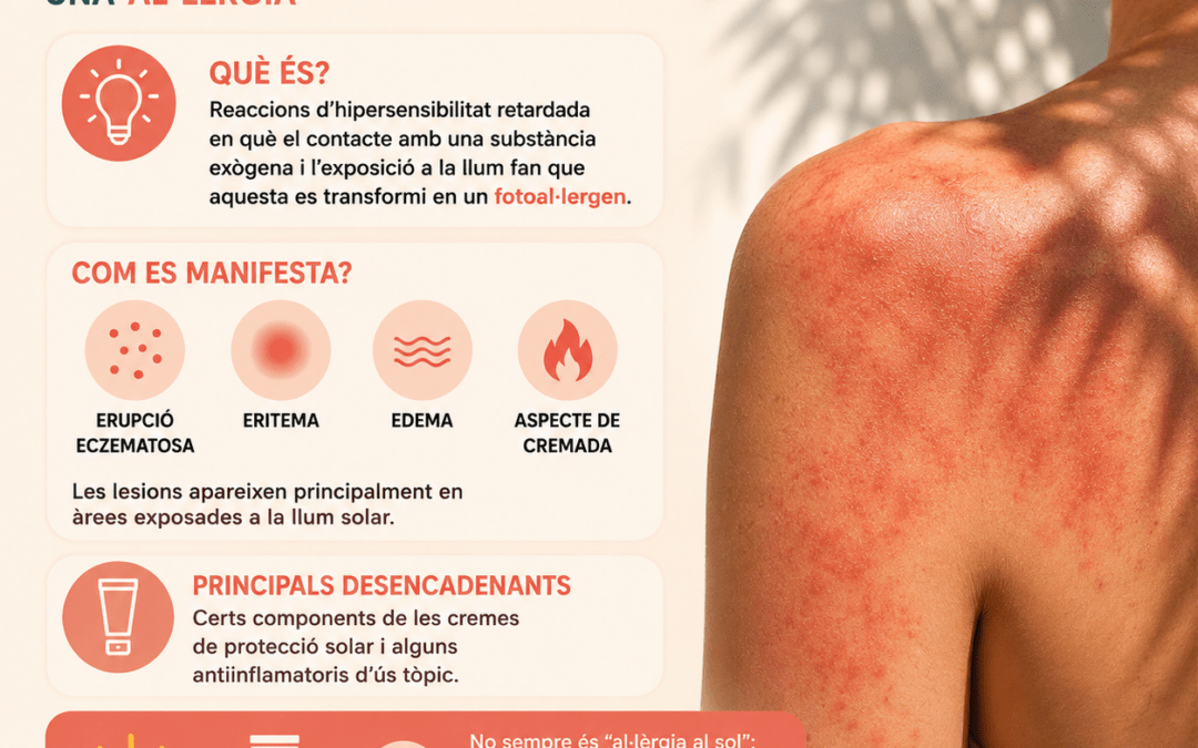 FOTOAL·LÈRGIA: quan la llum solar desencadena una al·lèrgia